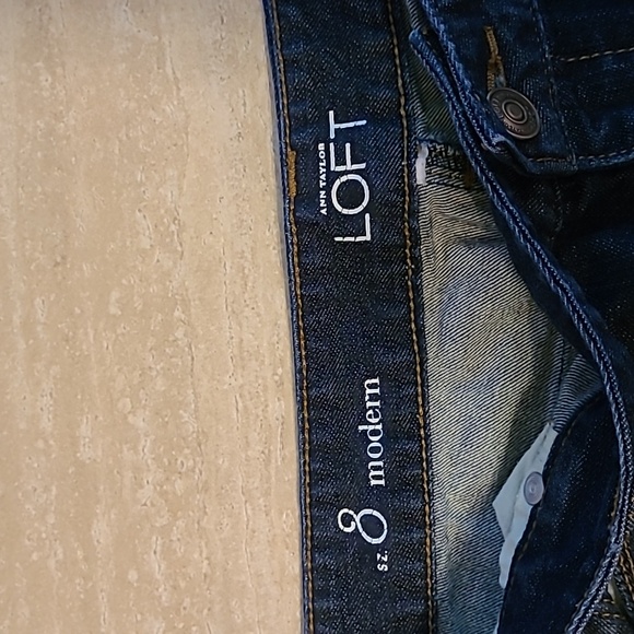 Ann Taylor Loft, Modern Jean Shorts, - Picture 6 of 8